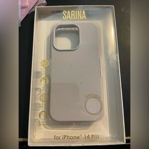 Sarina Soft Touch Purple iPhone Case iPhone 14 Pro